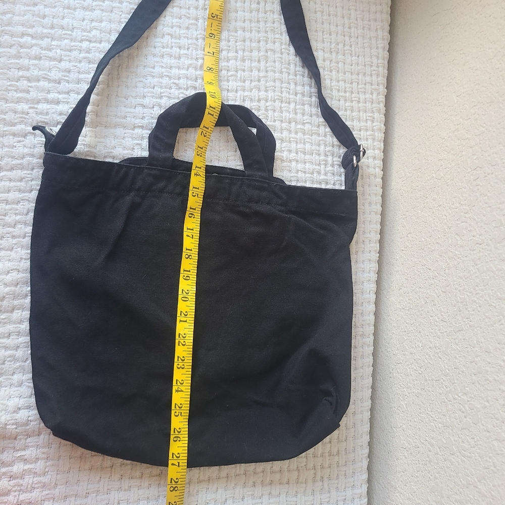 Baggu Black 100% Cotton Shoulder Bag - Picture 5 of 6